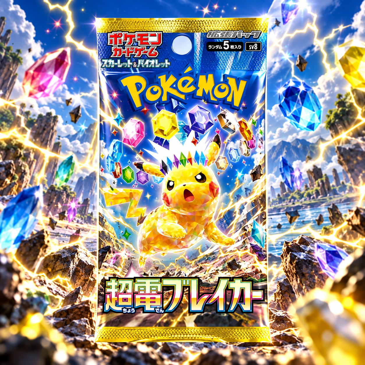 Pokémon Scarlet & Violet – Super Electric Breaker SV8 – Booster (JP)