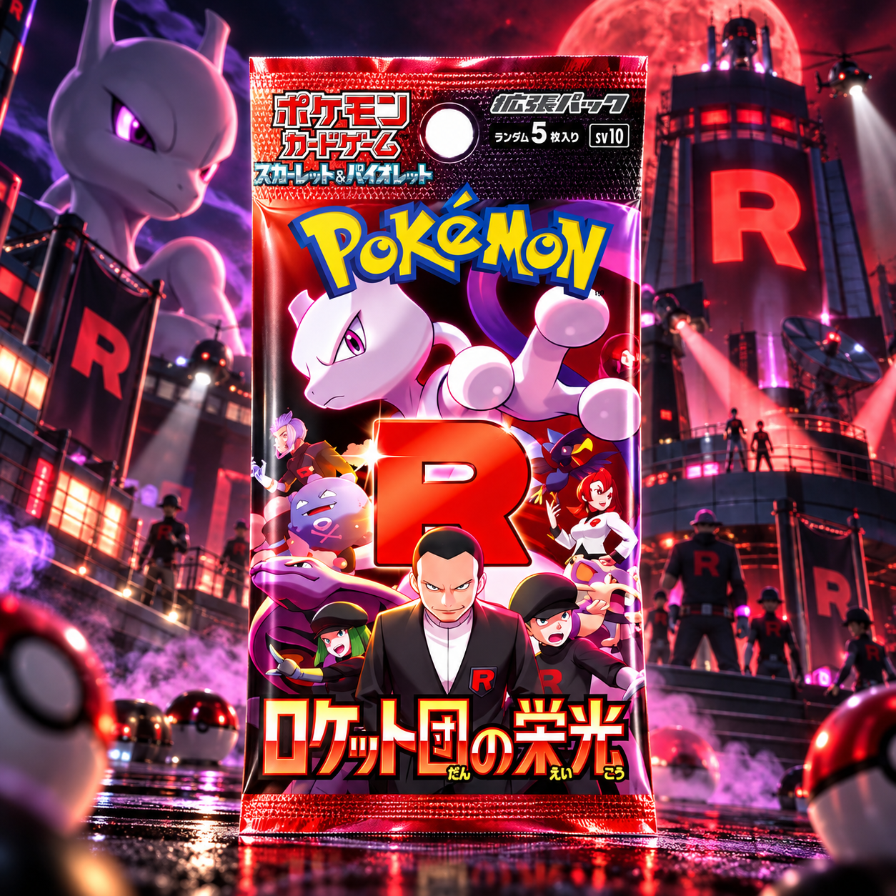 Pokémon Scarlet & Violet – Glory of Team Rocket SV10 – Booster (JP)